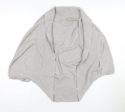 Womens UK Size M Zara Grey Cape Jumper