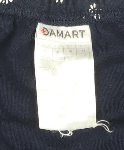 Damart Women's Blue A-Line Long Skirt