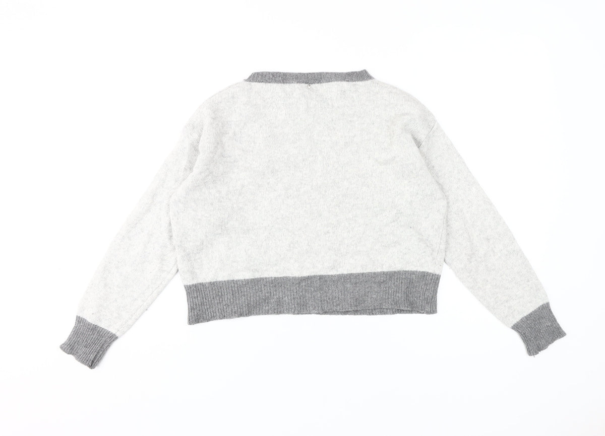 PETRA Women's Grey Pullover Jumper in Size 10