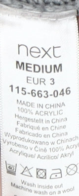 Next Men's Grey Cable-Knit Pullover Jumper M