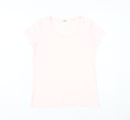 Womens UK Size 8 Jack Wills Pink Basic T-Shirt