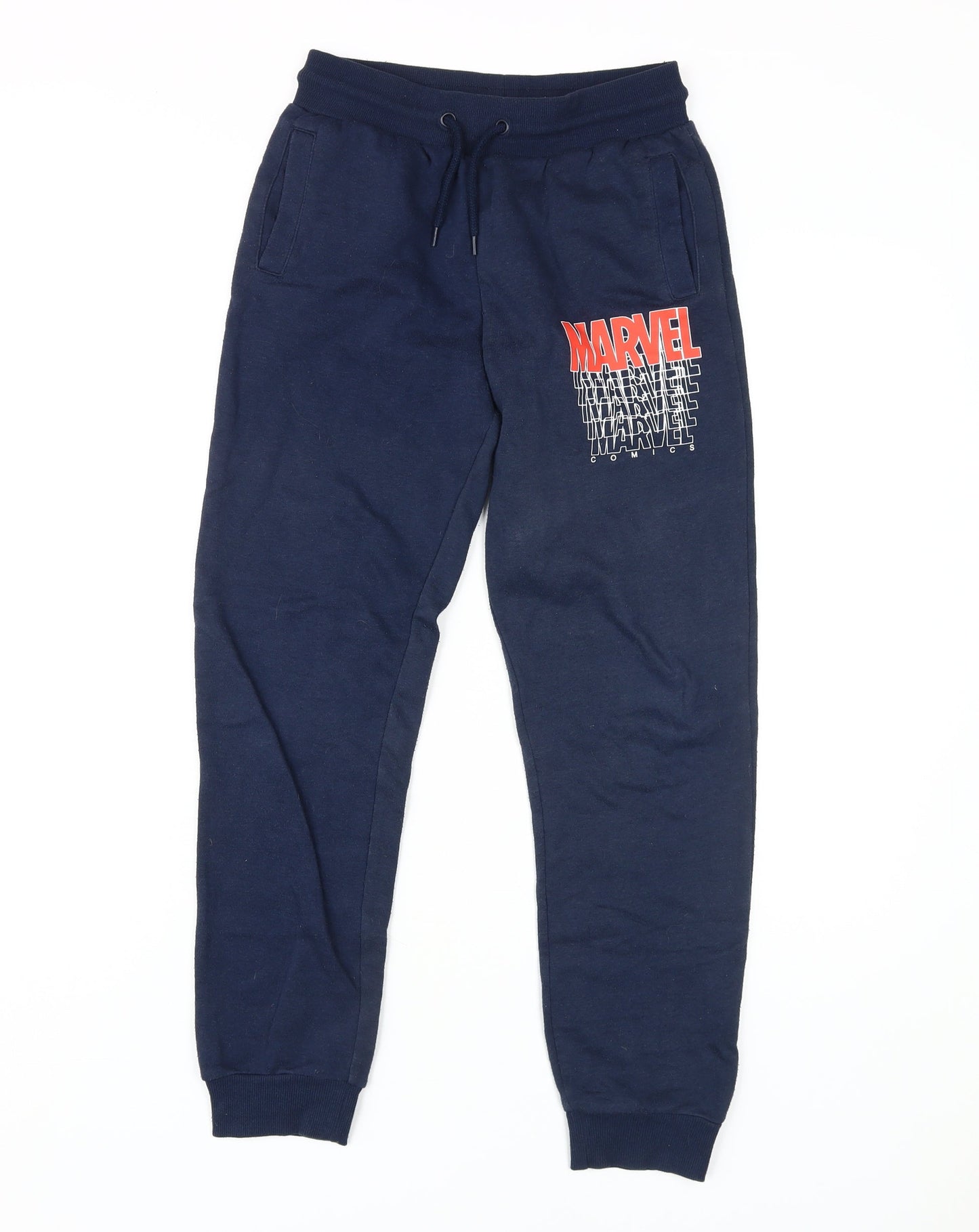 Marvel Boys Blue Jogger Trousers, 11-12 Years, Comics, Elastic Waist