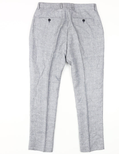 Reiss Men's Grey Dress Pants - Size 30, Formal Wear