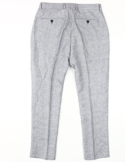 Reiss Men's Grey Dress Pants - Size 30, Formal Wear