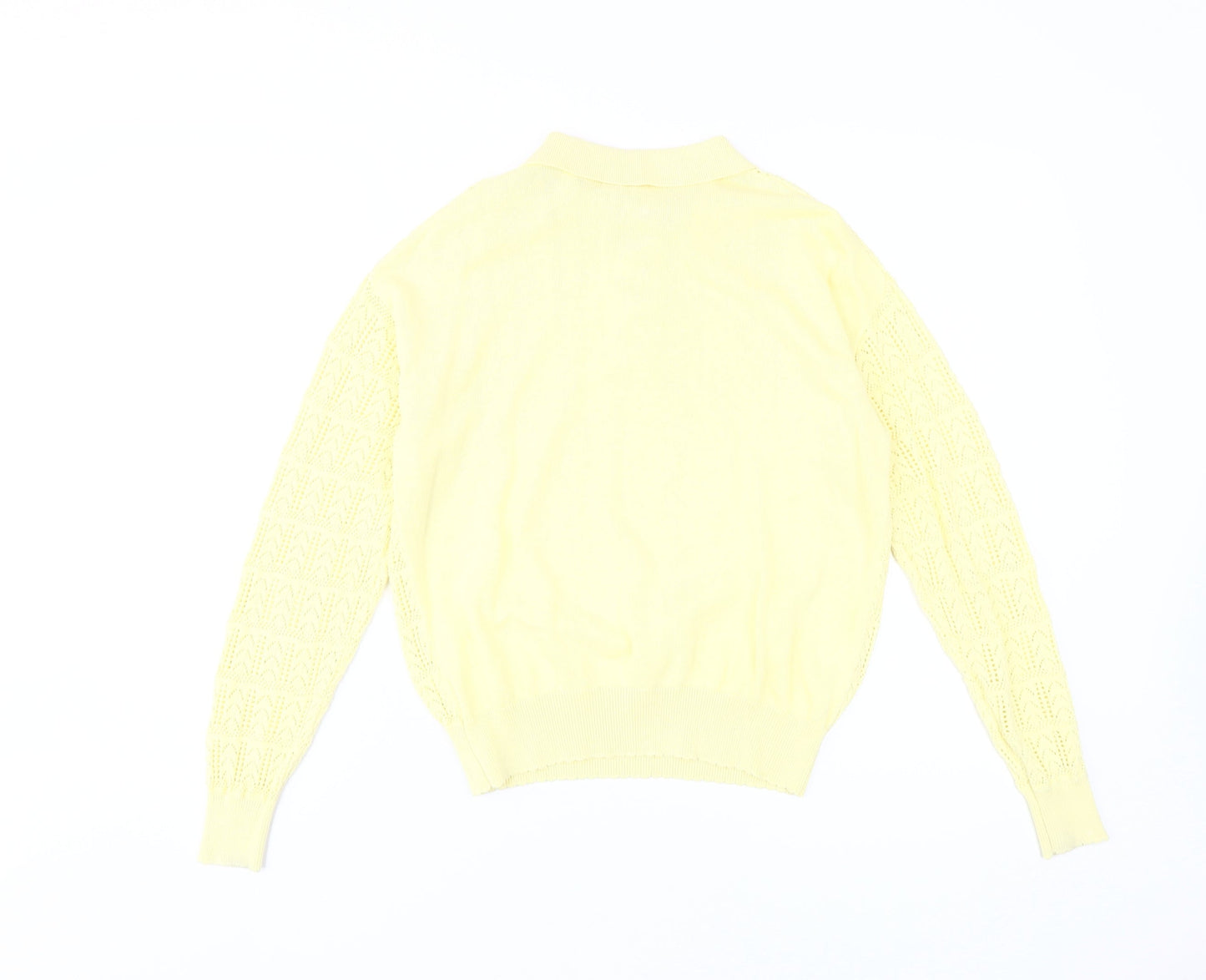 Womens UK Size 12 ANNE WEYBURN Yellow Pullover Jumper