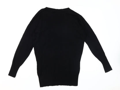 Womens UK Size M Wallis Black Pullover Jumper