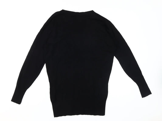 Womens UK Size M Wallis Black Pullover Jumper