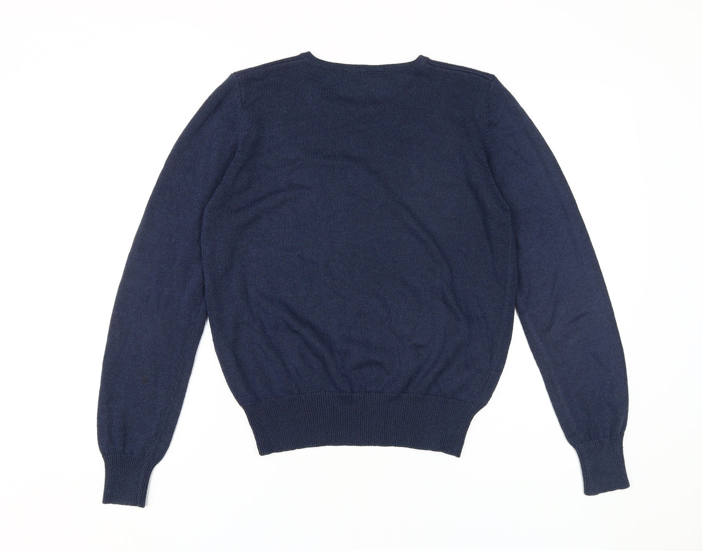 Womens UK Size S Country Casuals Blue Pullover Jumper