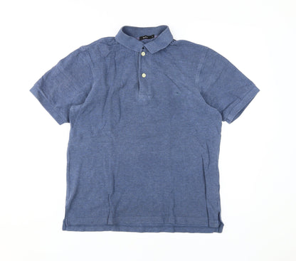 Bossini Men's Blue Polo Shirt - Size S, Casual Summer Wear