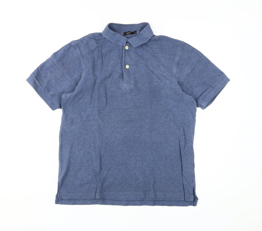 Bossini Men's Blue Polo Shirt - Size S, Casual Summer Wear