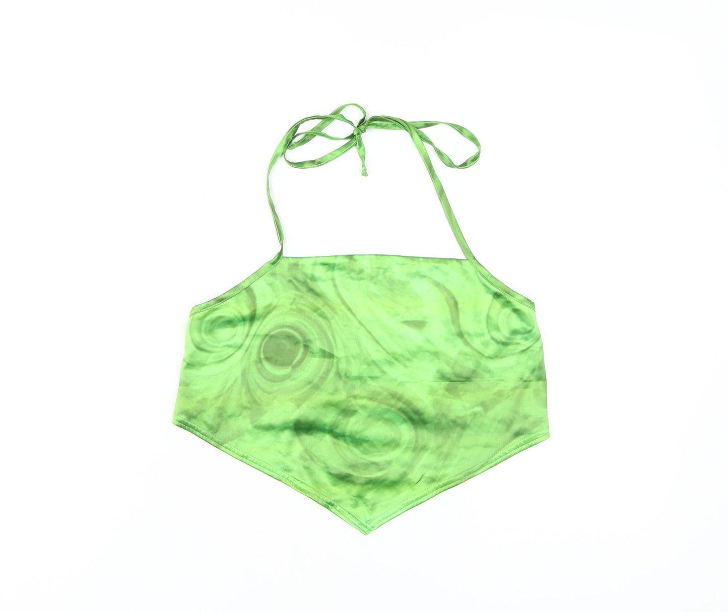 Womens UK Size S Urban Outfitters Green Camisole Tank
