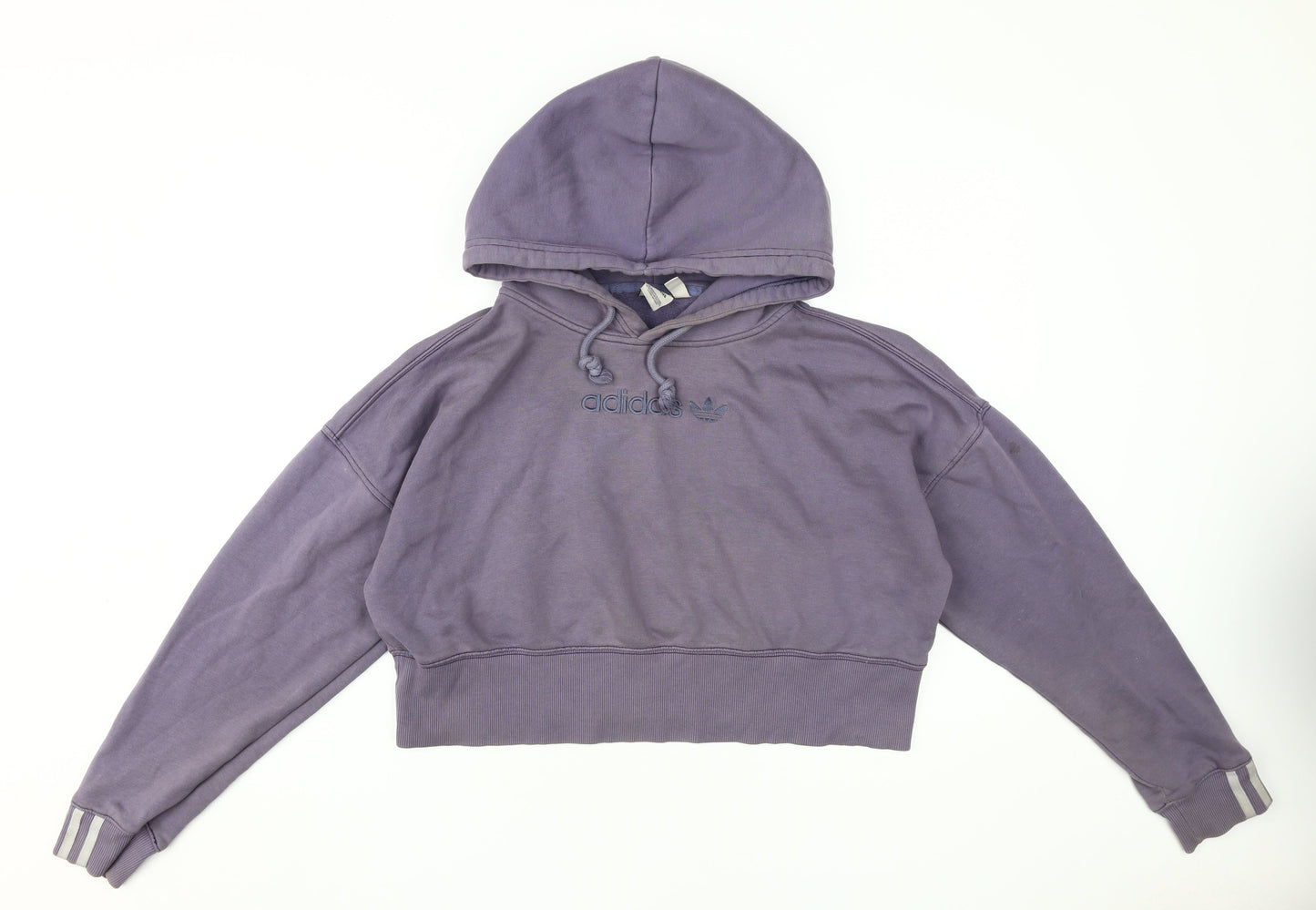 Adidas Women's Purple Pullover Hoodie Size 10