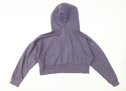 Adidas Women's Purple Pullover Hoodie Size 10