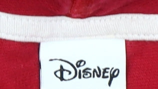 Womens UK Size S Disney Red Pullover Hoodie