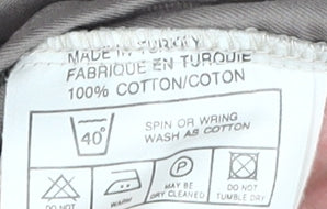 An-X Men's Beige M Classic Long Sleeve Formal Shirt