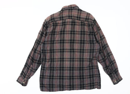Champion Men's Multicoloured Plaid Shirt Size L