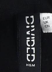 H&M Black Unisex Hoodie, Size 12, Space Theme