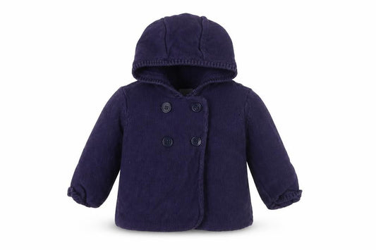 Miniclub Baby Hooded Cardigan, Blue, 3-6 Months, Unisex