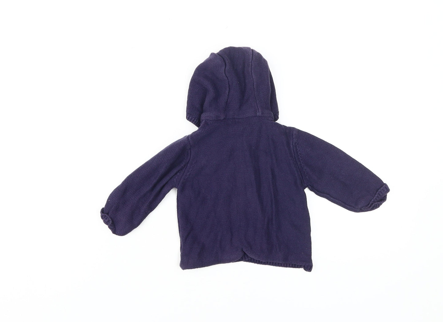 Miniclub Baby Hooded Cardigan, Blue, 3-6 Months, Unisex