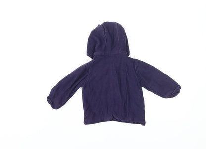 Miniclub Baby Hooded Cardigan, Blue, 3-6 Months, Unisex