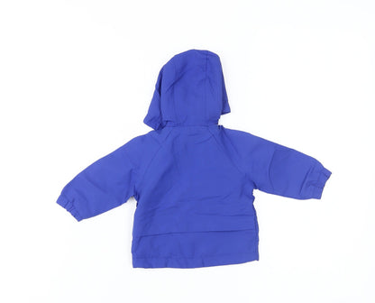 Early Days Unisex Baby Blue Jacket 0-3 Months with Hood