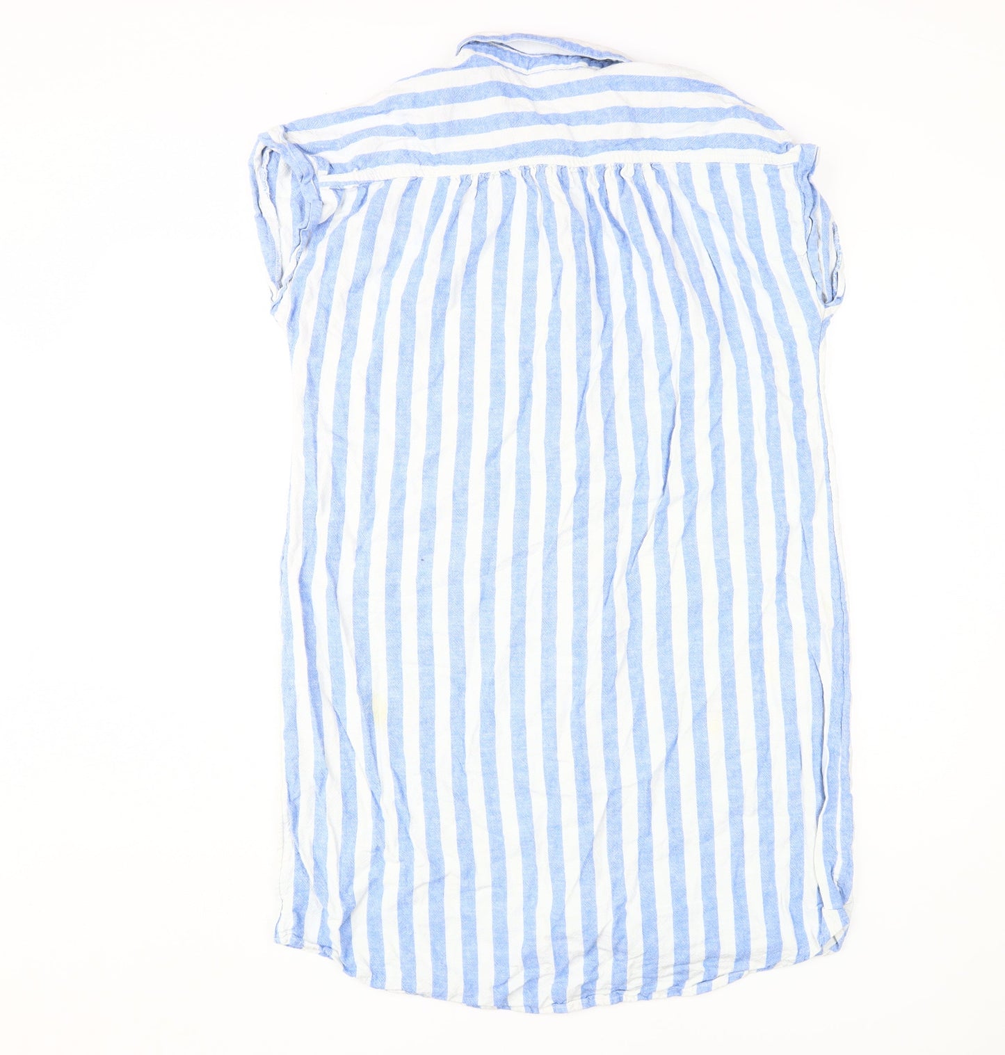 Old Navy Women's Blue Striped Shirt Dress L