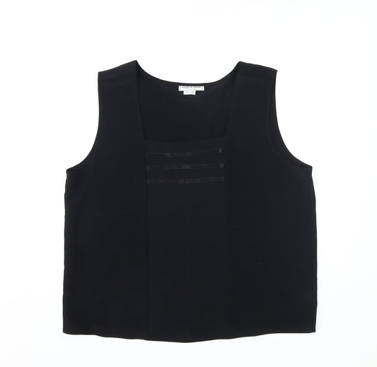 House of Fraser Women’s Black Tank Top Size 16