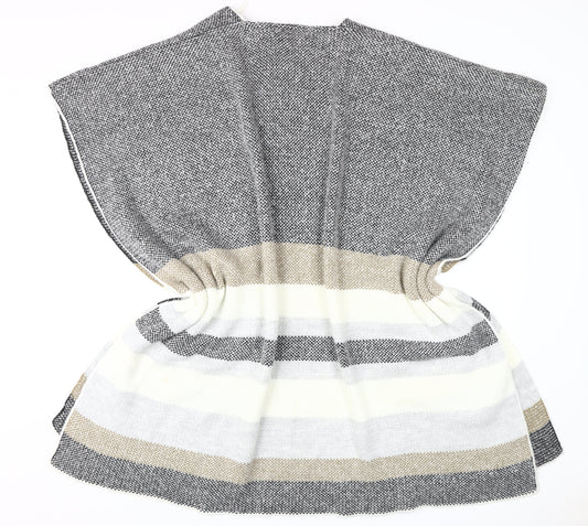 Womens UK Size M NEXT Multicoloured Cape Jumper