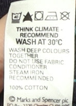 Marks and Spencer Men's Blue M Striped Polo Shirt