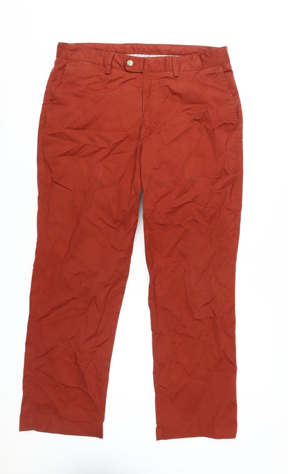 Gazman Men's Red Chino Trousers Size 34
