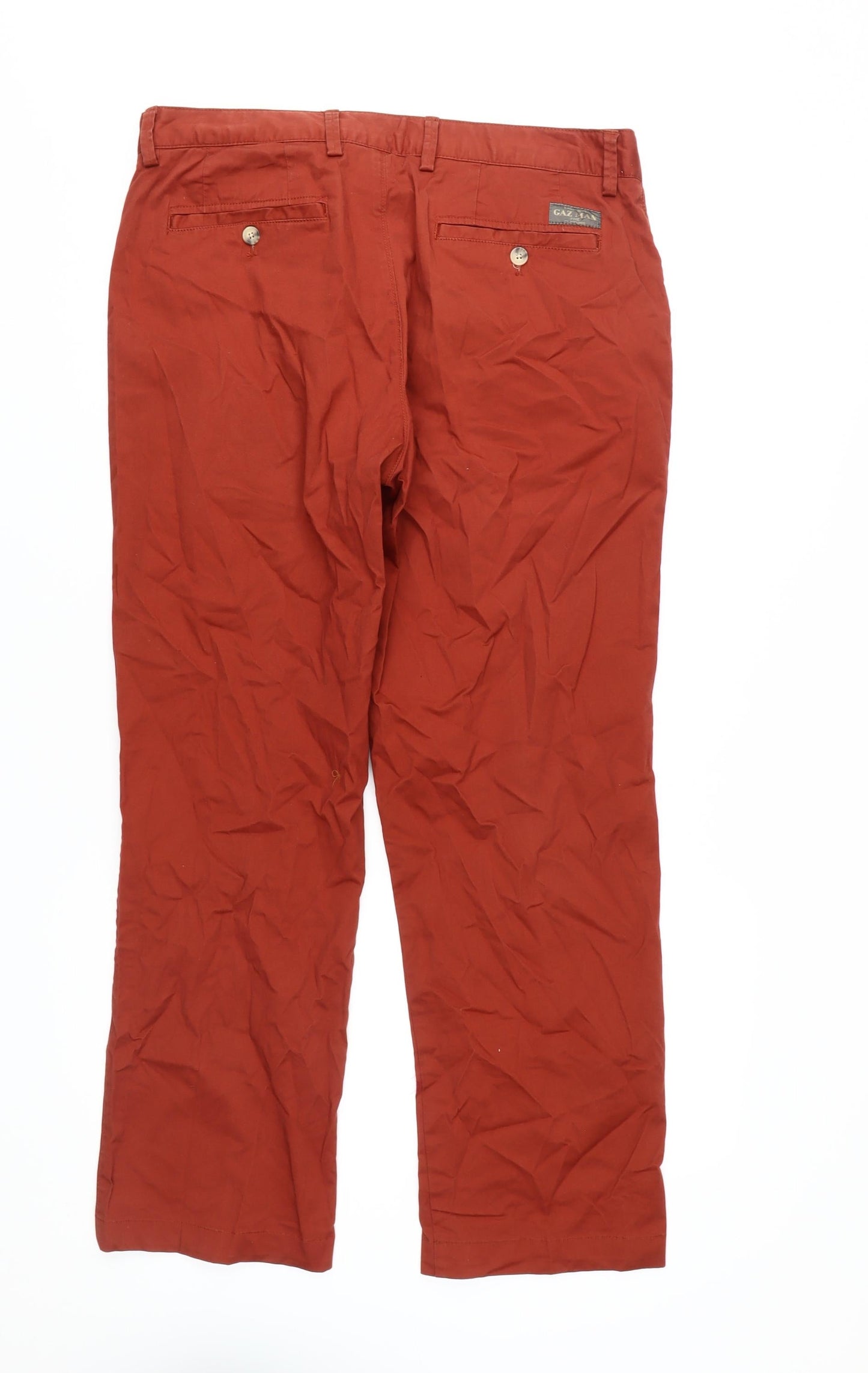 Gazman Men's Red Chino Trousers Size 34