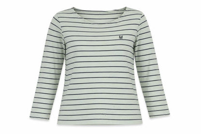 Womens UK Size 12 Crew Clothing Co. Blue Jersey T-Shirt
