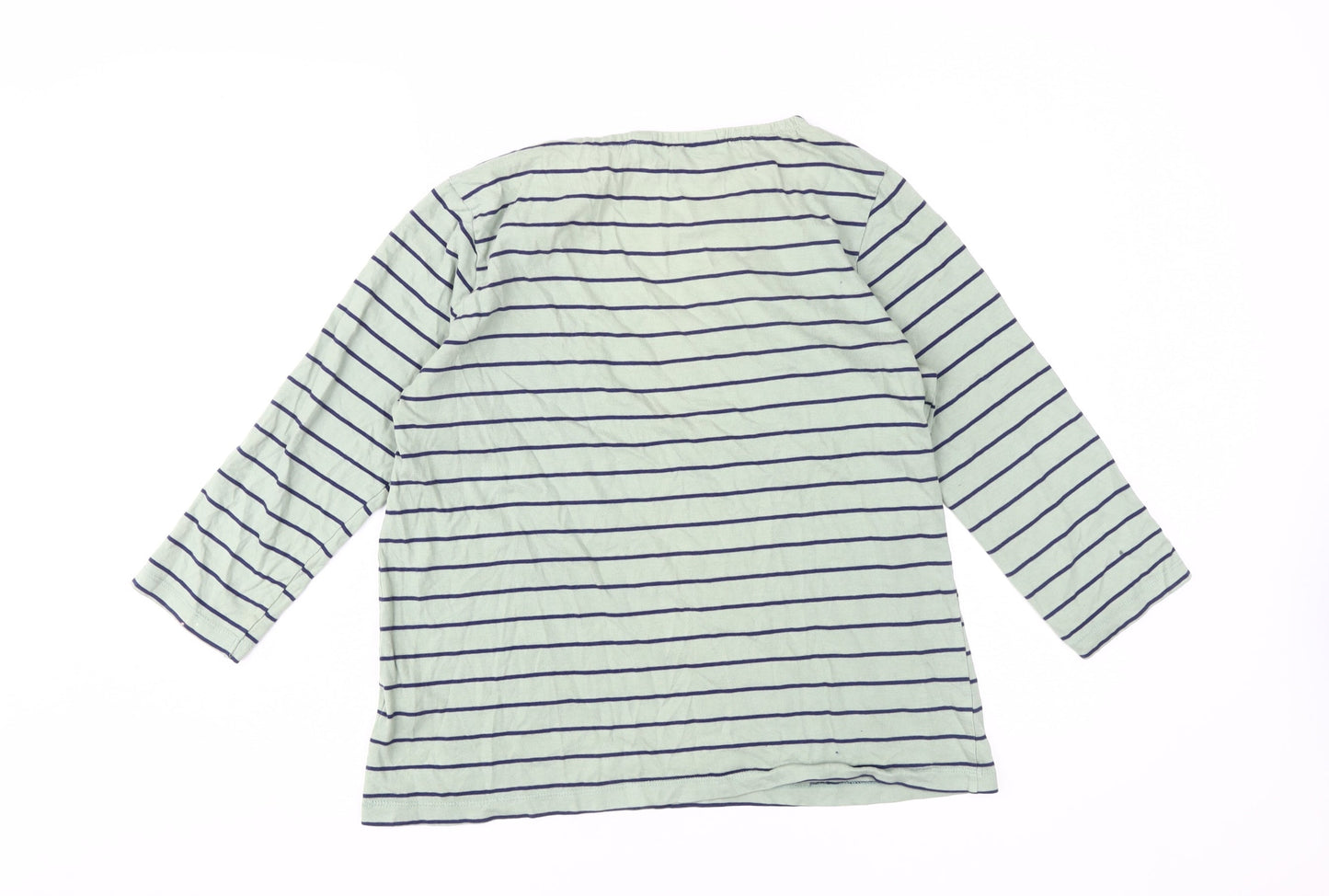 Womens UK Size 12 Crew Clothing Co. Blue Jersey T-Shirt