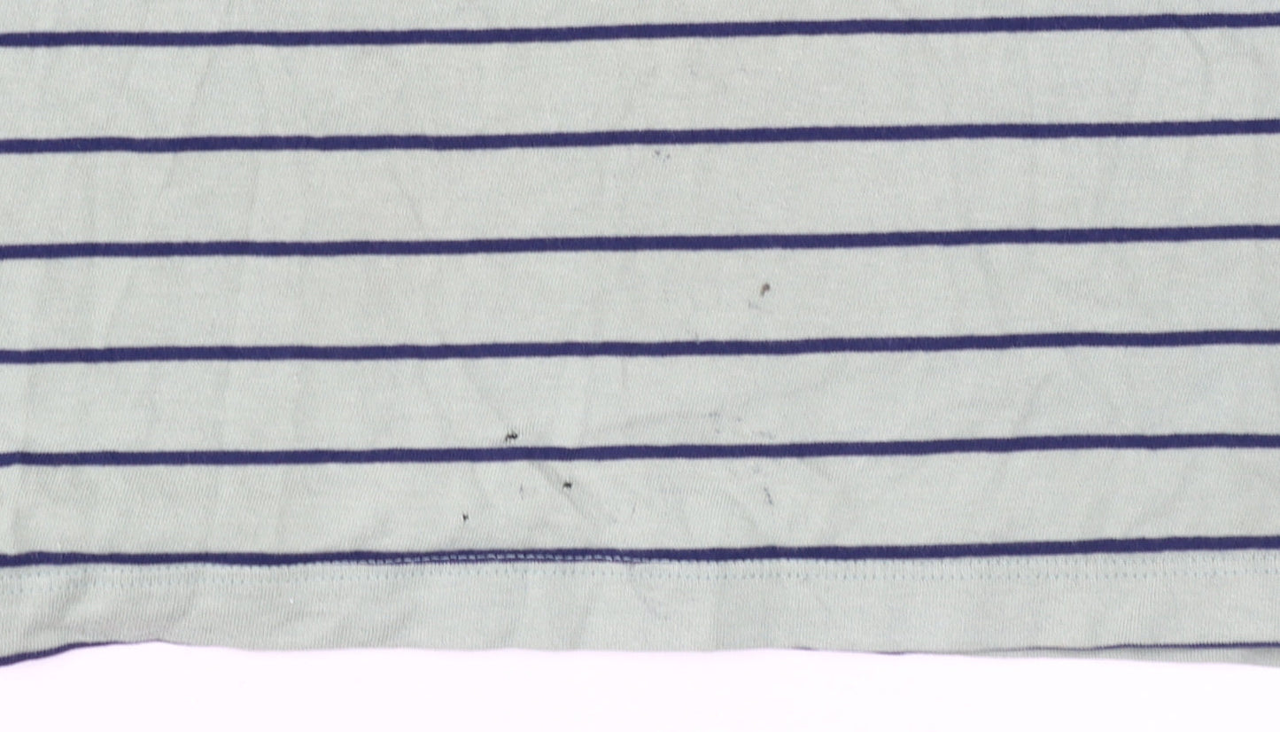 Womens UK Size 12 Crew Clothing Co. Blue Jersey T-Shirt