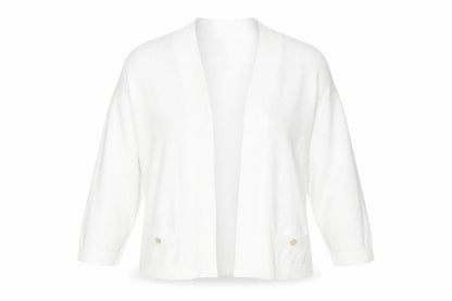Womens UK Size M Wallis White Cardigan Jumper