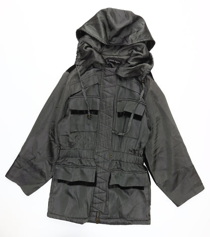 Nanette Lepore Women's Green Hooded Parka Jacket XS