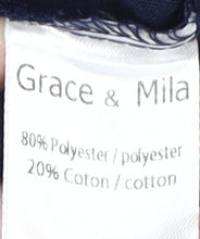 Womens UK Size S Grace & Mila Blue  Blouse
