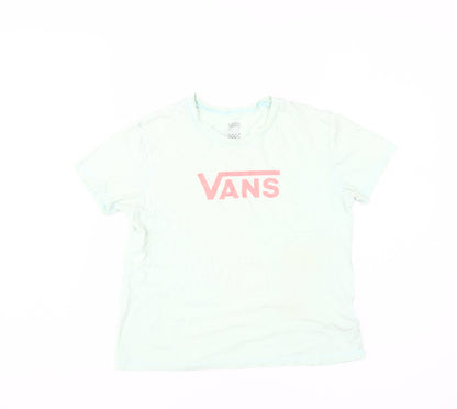 Vans Unisex White T-Shirt, Medium, Casual Basic