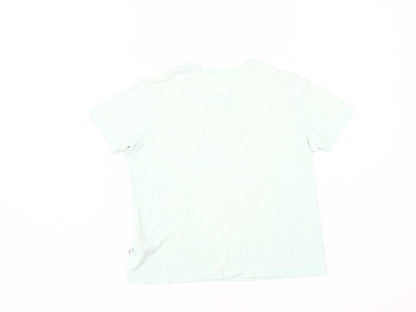 Vans Unisex White T-Shirt, Medium, Casual Basic