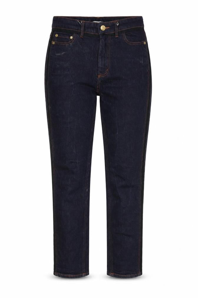 Erdem Women's Blue Straight-Leg Jeans Size 8