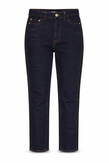 Erdem Women's Blue Straight-Leg Jeans Size 8