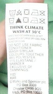 Marks and Spencer Women's Green T-Shirt Size 12