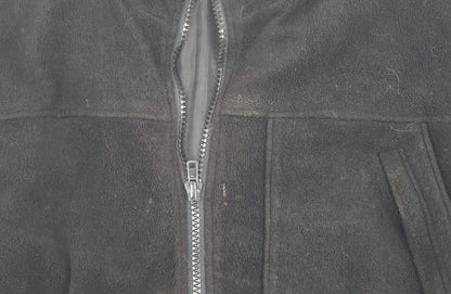 380 Climate Men's Black Hooded Mid-Length Jacket with Zip Size XL