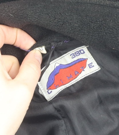 380 Climate Men's Black Hooded Mid-Length Jacket with Zip Size XL