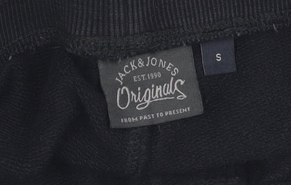 Jack & Jones Men's Black Sweat Shorts Size S