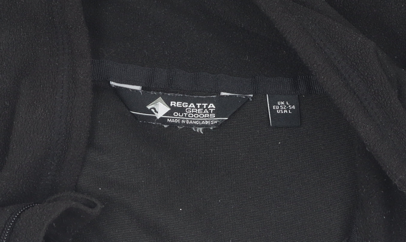 Mens UK Size L Regatta Black Pullover Hoodie