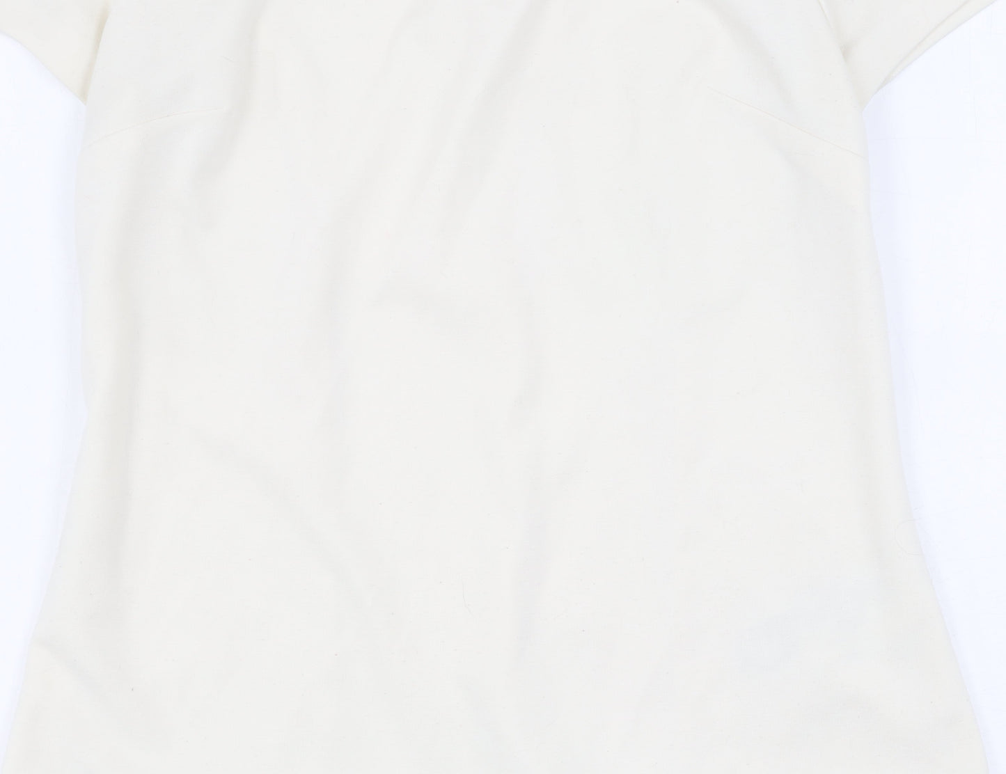 Womens UK Size 10 Oasis Ivory Basic Blouse