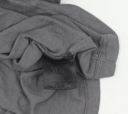 Voi London Men's Grey M T-Shirt with Logo