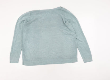 Maine Women's Blue Pullover Jumper, Size 16