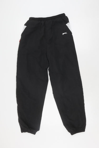Slazenger Girls Black Track Pants, 13 Years, Activewear Trousers